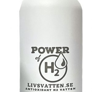 Vit Vattenflaska 2 st Stål 0,75 Liter