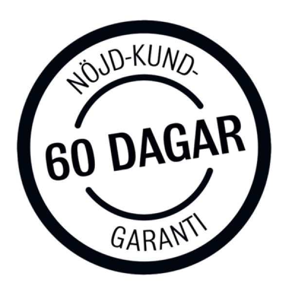 nöjd kund garanti 60 dagar