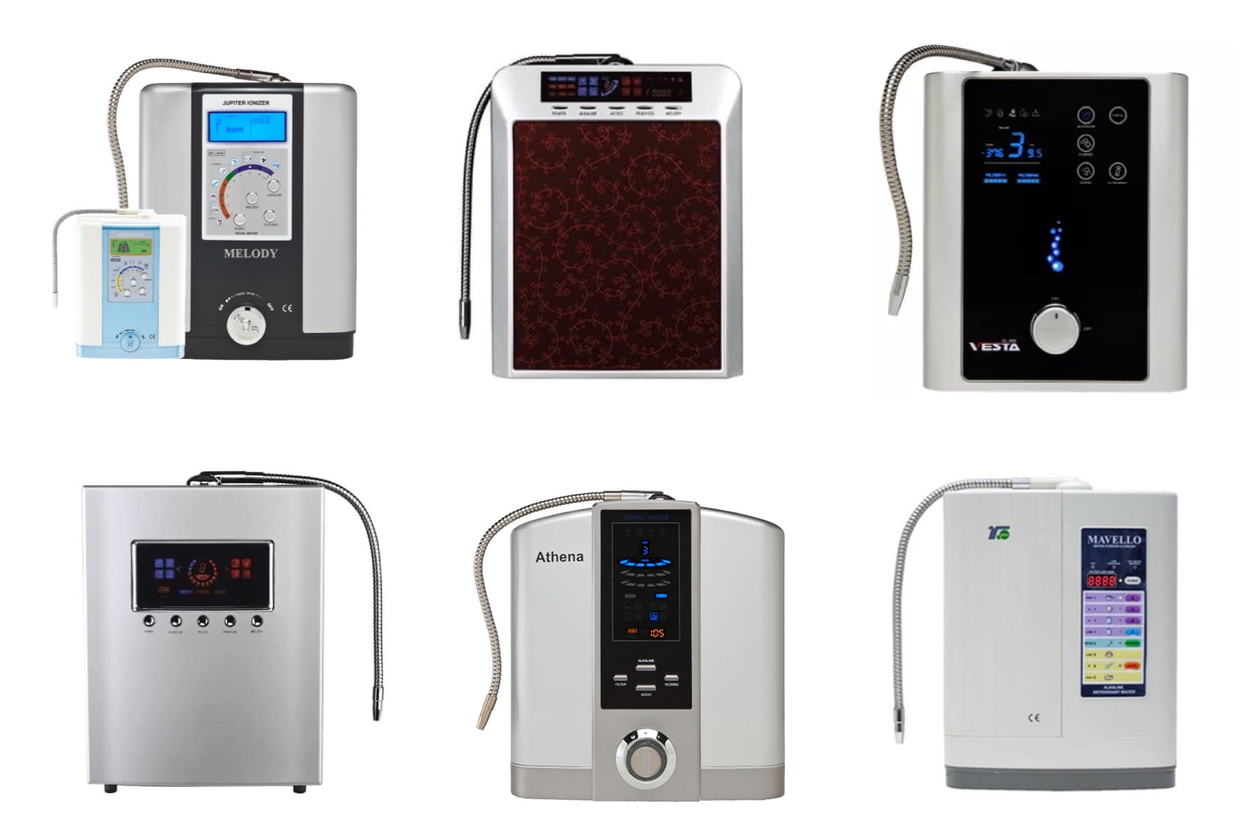 UltraWater filter group collage for other water ionizers